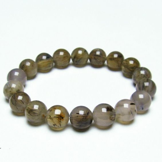 ルチルインアゲート ブレスレット 12mm [T258-1868]