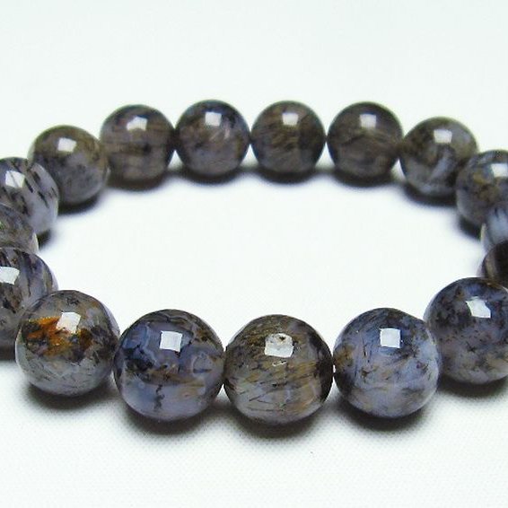 ルチルインアゲート ブレスレット 12mm [T258-1879]