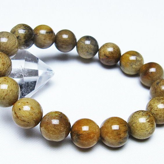 ルチルインアゲート ブレスレット 12mm [T258-1948]