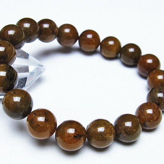 ルチルインアゲート ブレスレット 12mm [T258-1950]