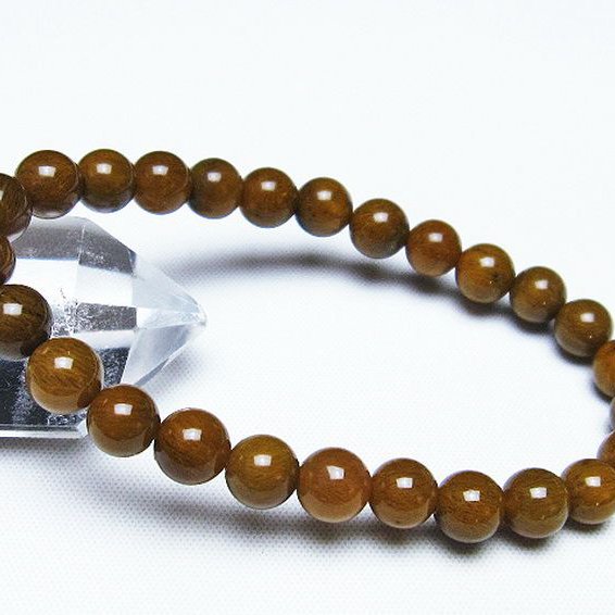 ルチルインアゲート ブレスレット 7mm [T258-1961]