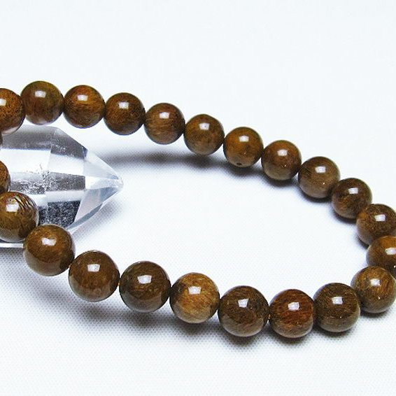 ルチルインアゲート ブレスレット 9mm [T258-1963]