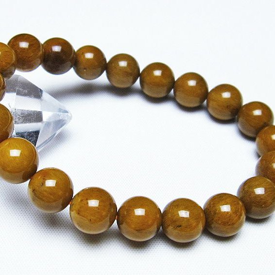 ルチルインアゲート ブレスレット 10mm [T258-1968]