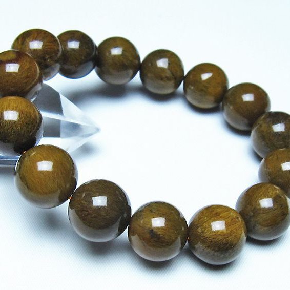 ルチルインアゲート ブレスレット 14mm [t258-2183]