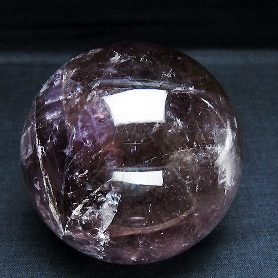 アメジスト 丸玉 78mm [T259-12918]