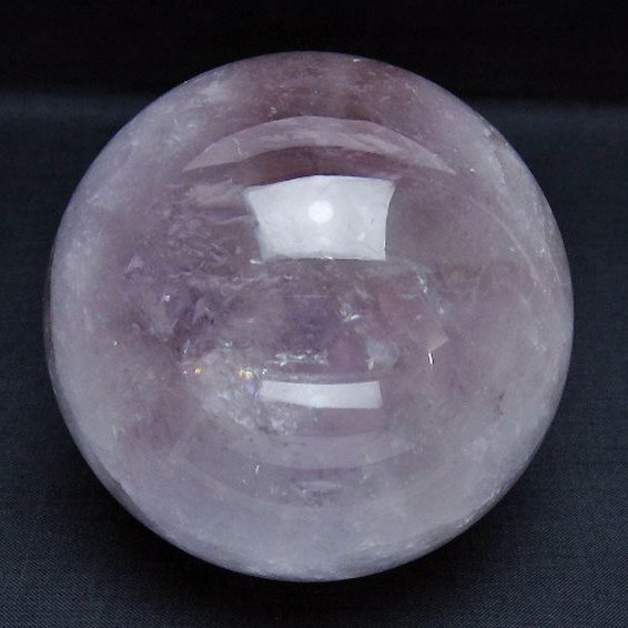 アメジスト　丸玉 アメジスト笑口 丸玉 62mm [t610-12466]
