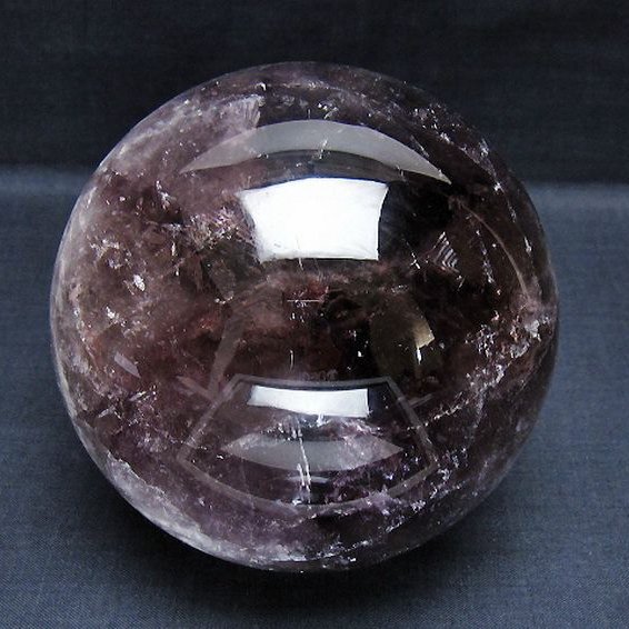 1.4Kg アメジスト 丸玉 99mm [T259-13263]