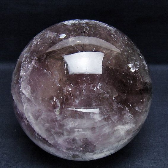 1.5Kg アメジスト 丸玉 107mm [T259-13354]