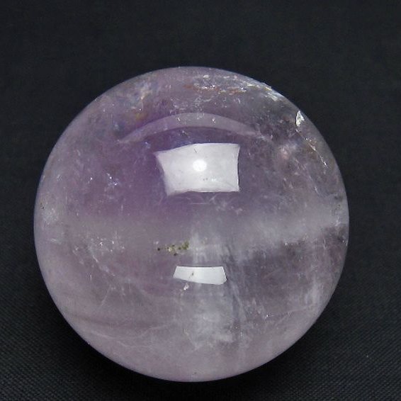 M1855☆アメジスト丸玉直径120mm2.4Kg☆天然石☆N51102 高品質]ロマネサイトインアメジスト丸玉/スフィア（直径40.9mm