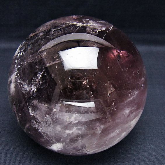 1.1Kg アメジスト 丸玉 92mm [t259-13572]