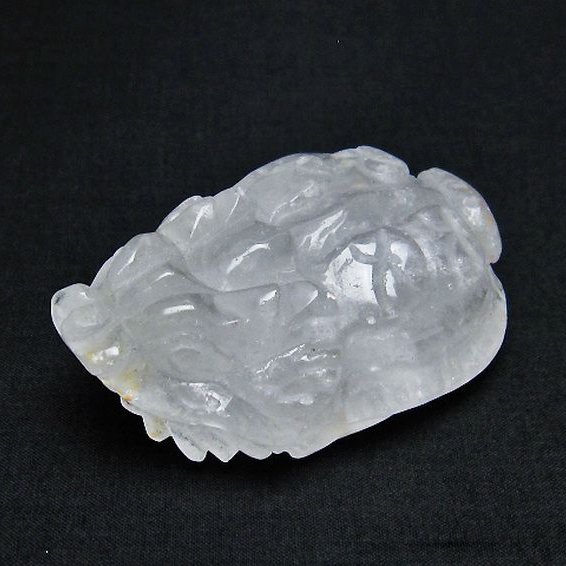 ヒマラヤ水晶龍亀 置物 [t261-1228]