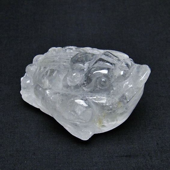 ヒマラヤ水晶金蟾[T261-1257]