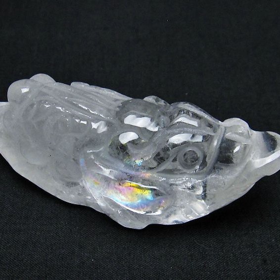 ヒマラヤ水晶金蟾[T261-1284]