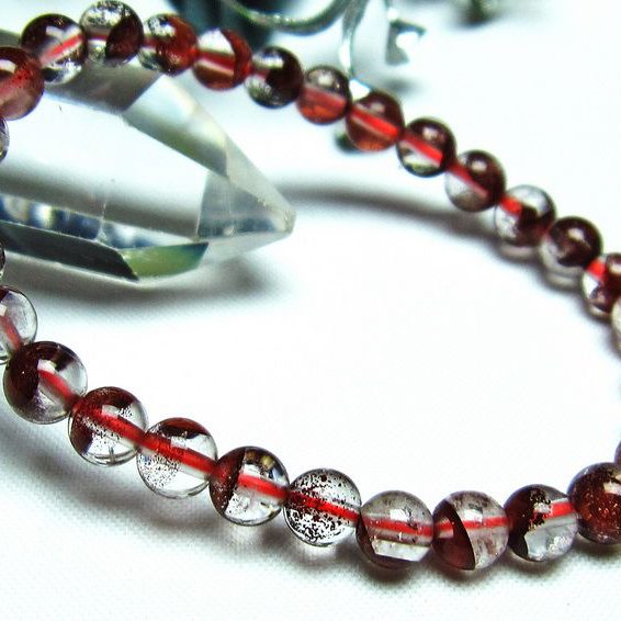 レッドファントム ブレスレット 5mm [T262-657]