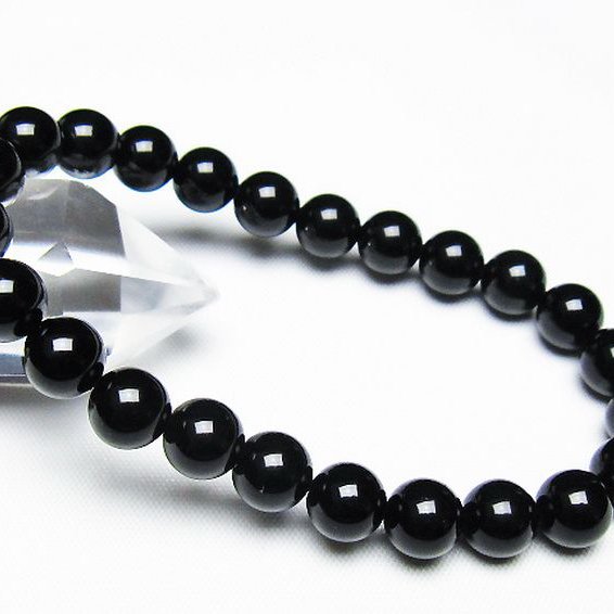 ゴールドキャッツアイオブシディアン ブレスレット 8mm [T265-1726]