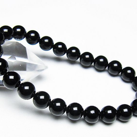 ゴールドキャッツアイオブシディアン ブレスレット 8mm [T265-1768]