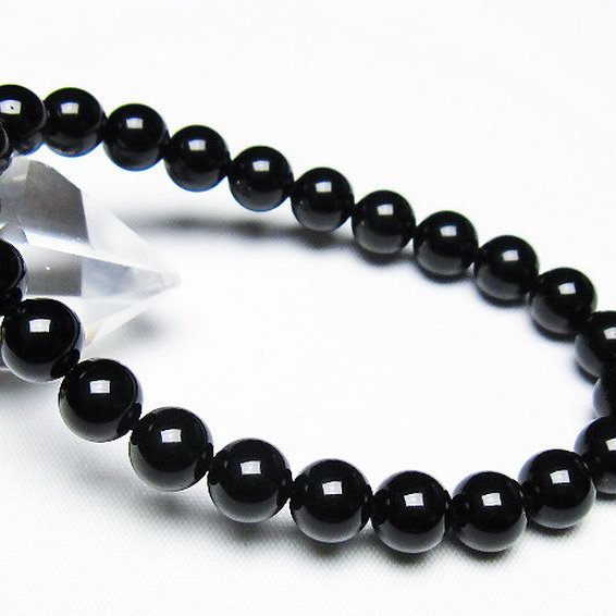 ゴールドキャッツアイオブシディアン ブレスレット 8mm [T265-1779]