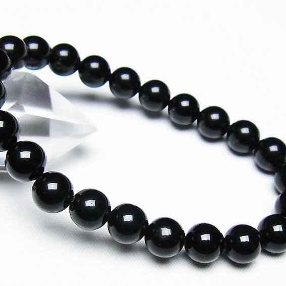 ゴールドキャッツアイオブシディアン ブレスレット 8mm [T265-1786]