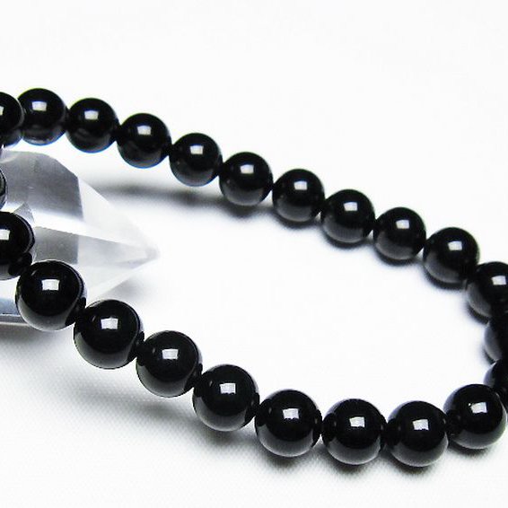 ゴールドキャッツアイオブシディアン ブレスレット 8mm [T265-1942]