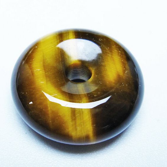 タイガーアイ※黄虎目石平安扣[T267-1106]