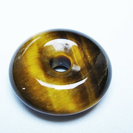 タイガーアイ※黄虎目石平安扣[T267-1133]