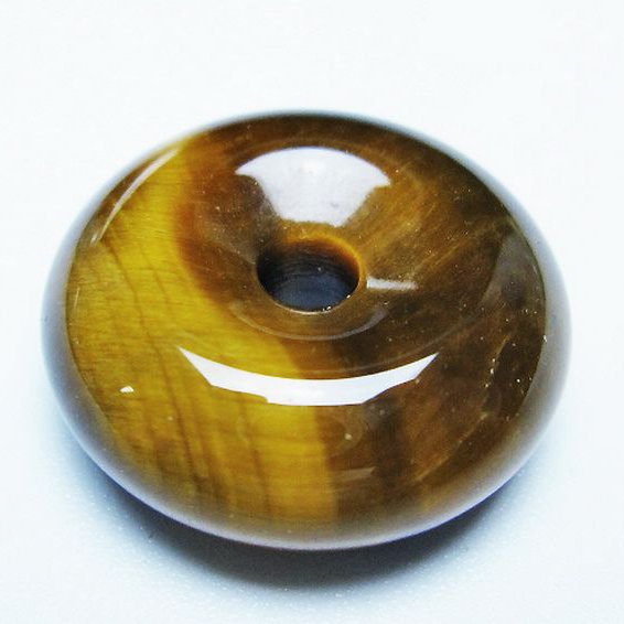 タイガーアイ※黄虎目石平安扣[T267-1136]