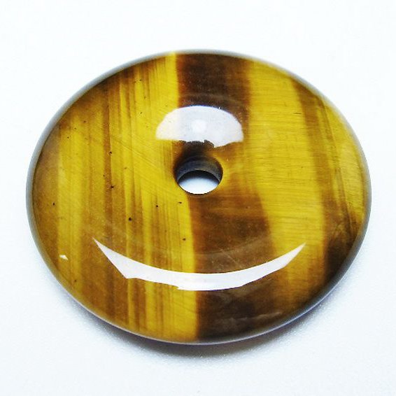 タイガーアイ※黄虎目石平安扣[T267-1179]