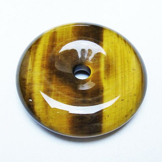 タイガーアイ※黄虎目石平安扣[T267-1194]