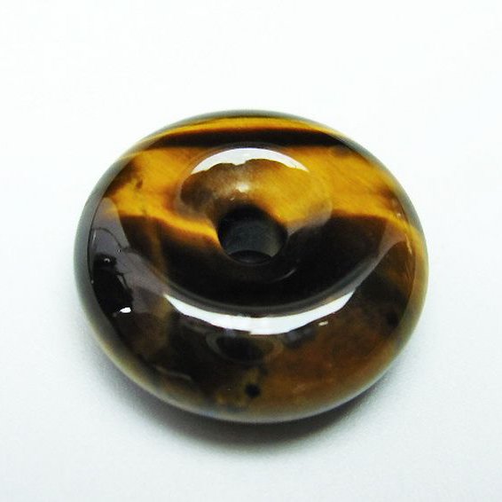 タイガーアイ※黄虎目石平安扣[T267-787]