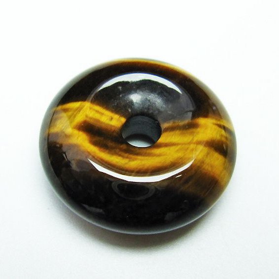 タイガーアイ※黄虎目石平安扣[T267-853]