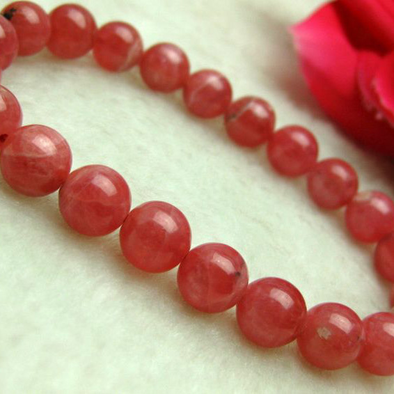 インカローズ ロードクロサイト ブレスレット 9mm [T27-1704]