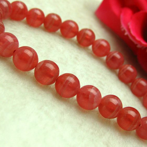 インカローズ ロードクロサイト ブレスレット 8mm [T27-1928]