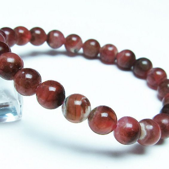 インカローズ ロードクロサイト ブレスレット 8mm [t27-2419]