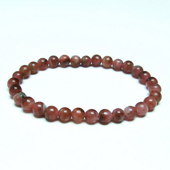 インカローズ ロードクロサイト ブレスレット 6mm [T27-2427]