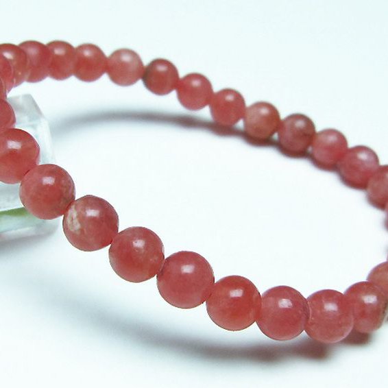 インカローズ ロードクロサイト ブレスレット 7mm [t27-2501]