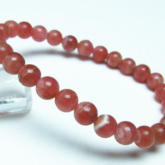 インカローズ ロードクロサイト ブレスレット 7mm [t27-2505]