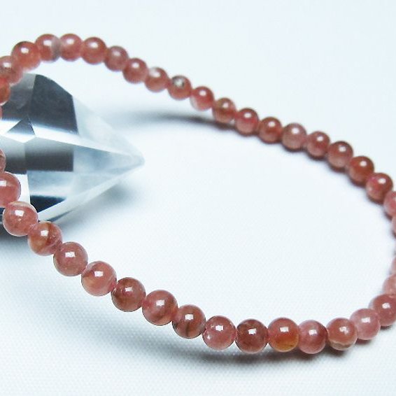 インカローズ ロードクロサイト ブレスレット 5mm [T27-2568]