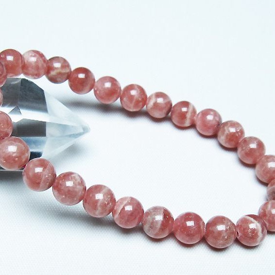 インカローズ ロードクロサイト ブレスレット 7mm [t27-2672]