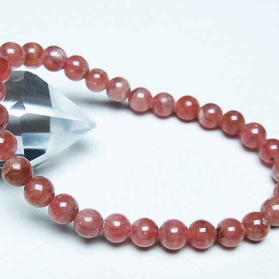 インカローズ ロードクロサイト ブレスレット 7mm [t27-2675]