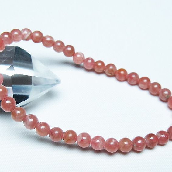 インカローズ ロードクロサイト ブレスレット 5mm [t27-2705]