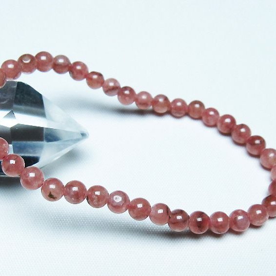 インカローズ ロードクロサイト ブレスレット 5mm [t27-2717]