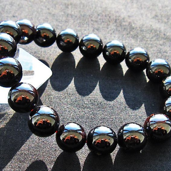 ガーネット ブレスレット 12mm [T271-2865]