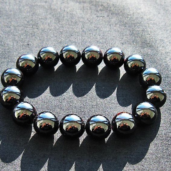 ガーネット ブレスレット 14mm [T271-2907]