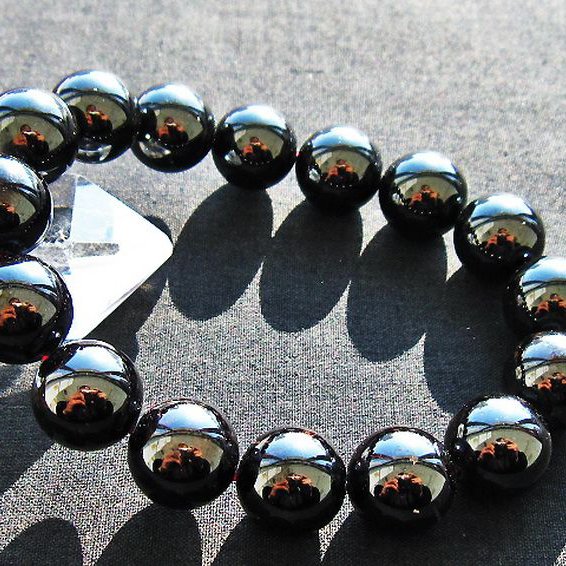 ガーネット ブレスレット 14mm [T271-2909]