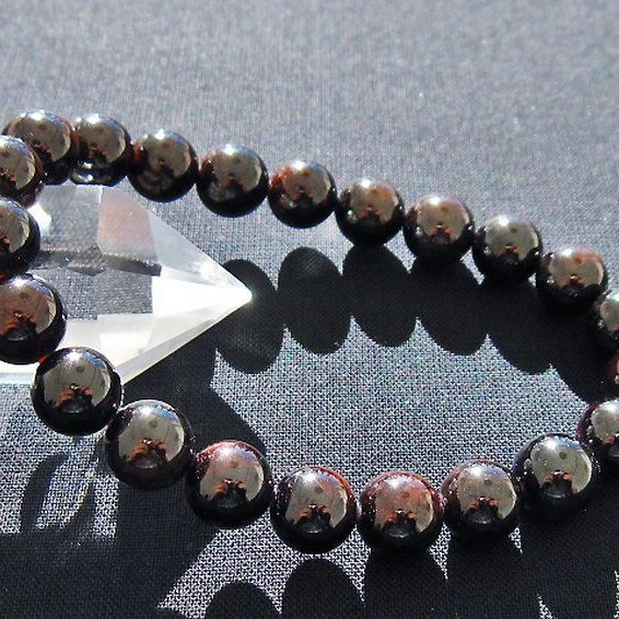 ガーネット ブレスレット 9mm [t271-2925]