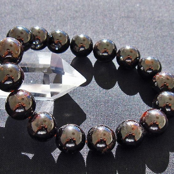 ガーネット ブレスレット 13mm [t271-2953]