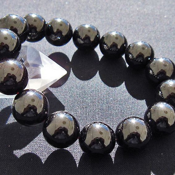 ガーネット ブレスレット 14mm [T271-2979]