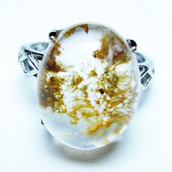 ガーデン （庭園） 水晶 指輪 リング(12号)[T272-3490]