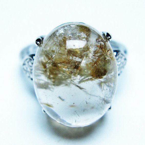 ガーデン （庭園） 水晶 指輪 リング(14号) [t272-3544]