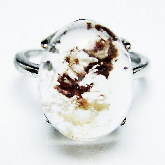 ガーデン （庭園） 水晶 指輪 リング(13号) [t272-3566]